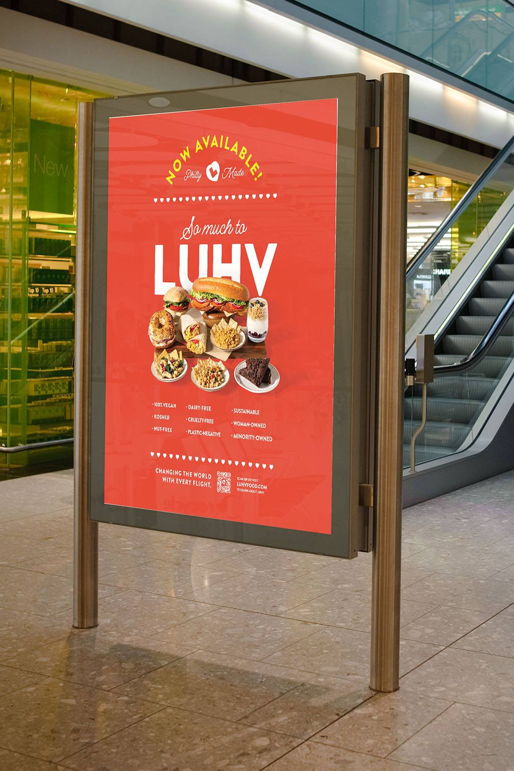 LUHV Food Airport ad