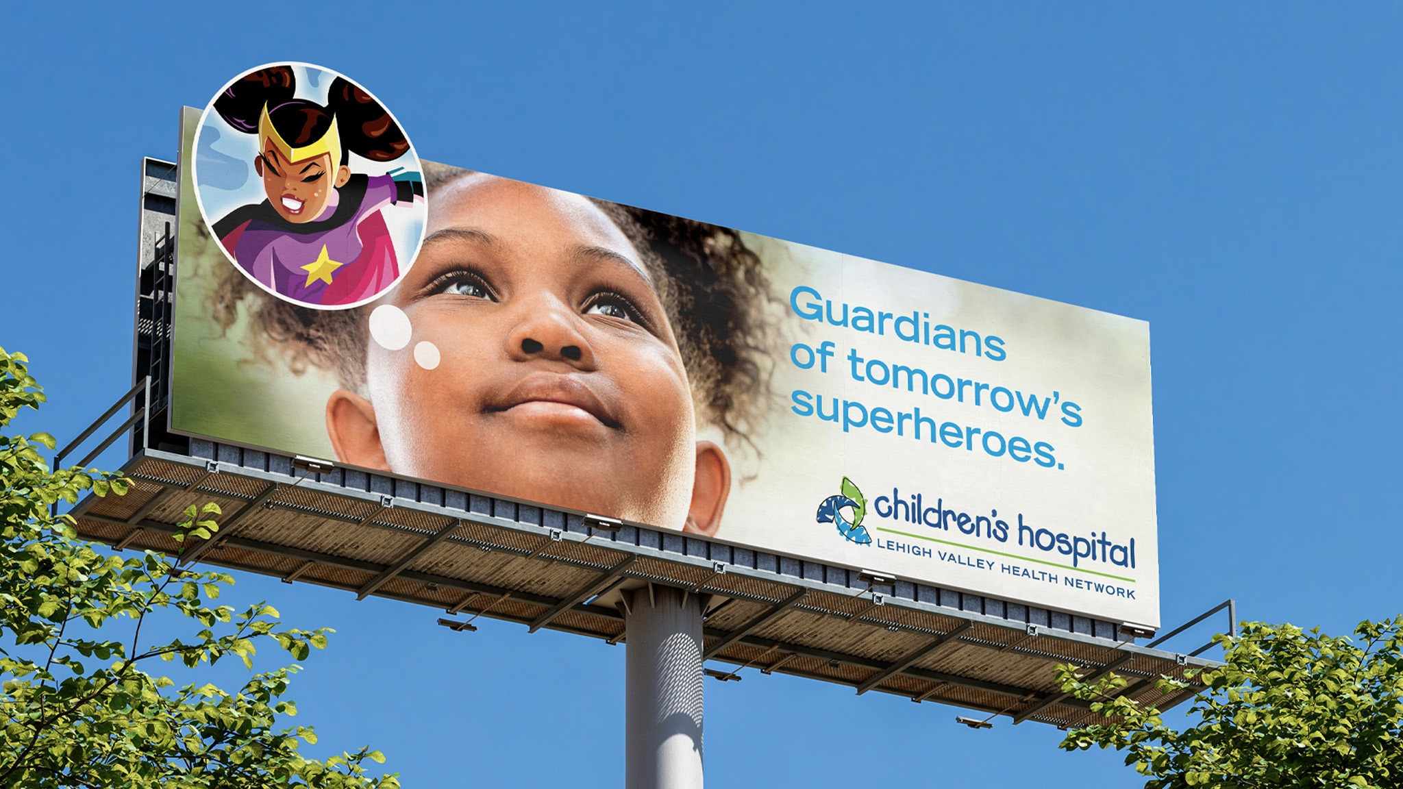 Lehigh Valley Health Network Childrens Hospital billboard