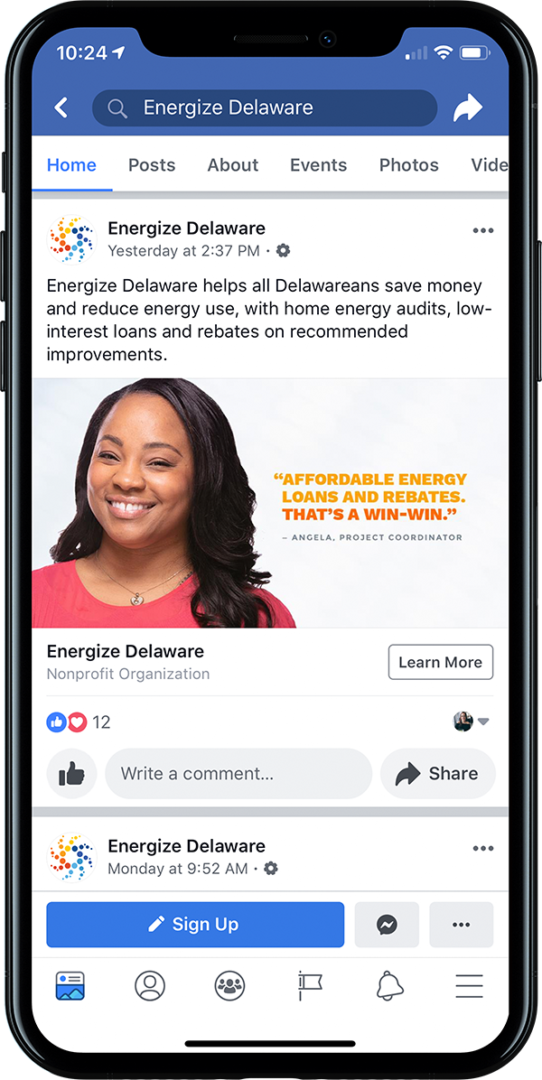 Facebook Newsfeed ads
