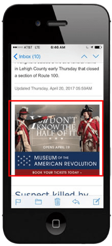 Website takeover - Mobile