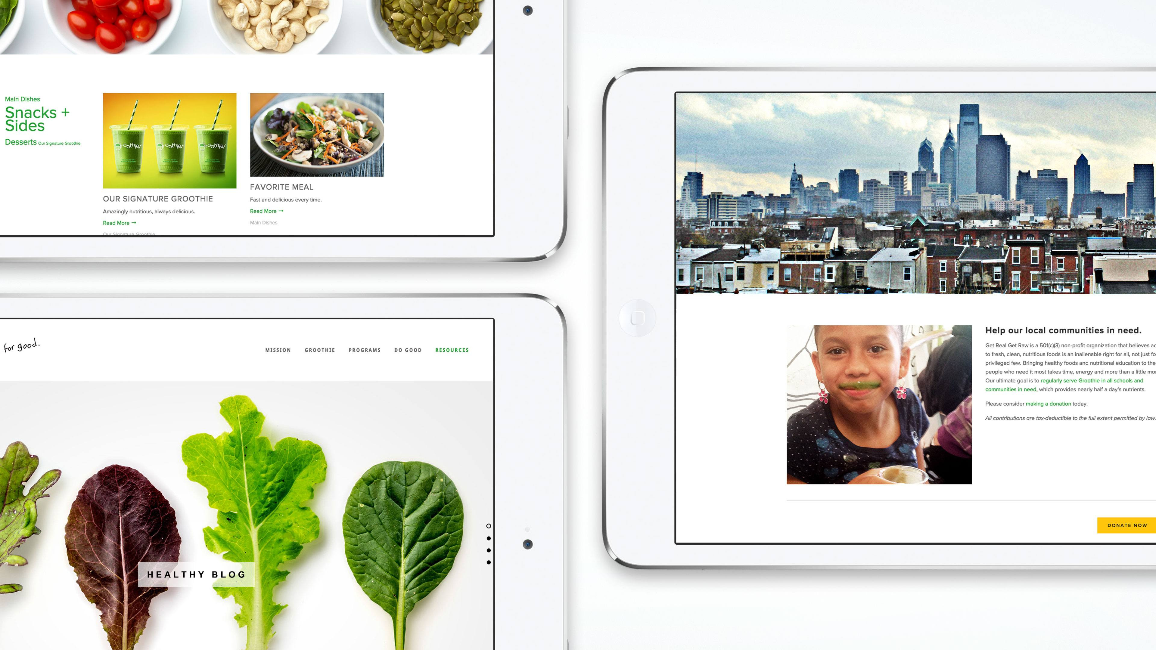 GetRealGetRaw Website