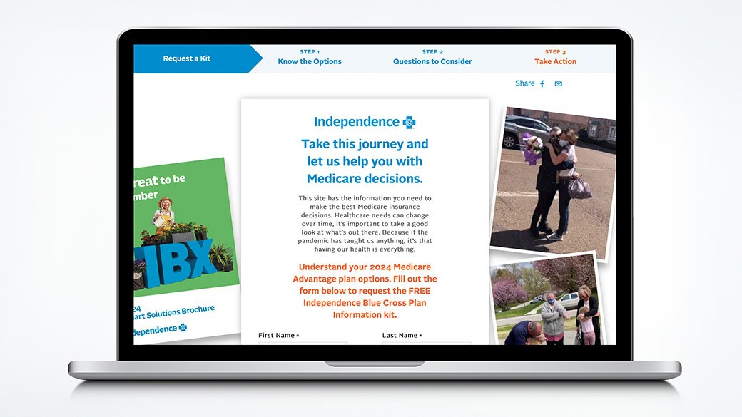 IBX Medicare Advantage Plans Family Influencer Campaign website