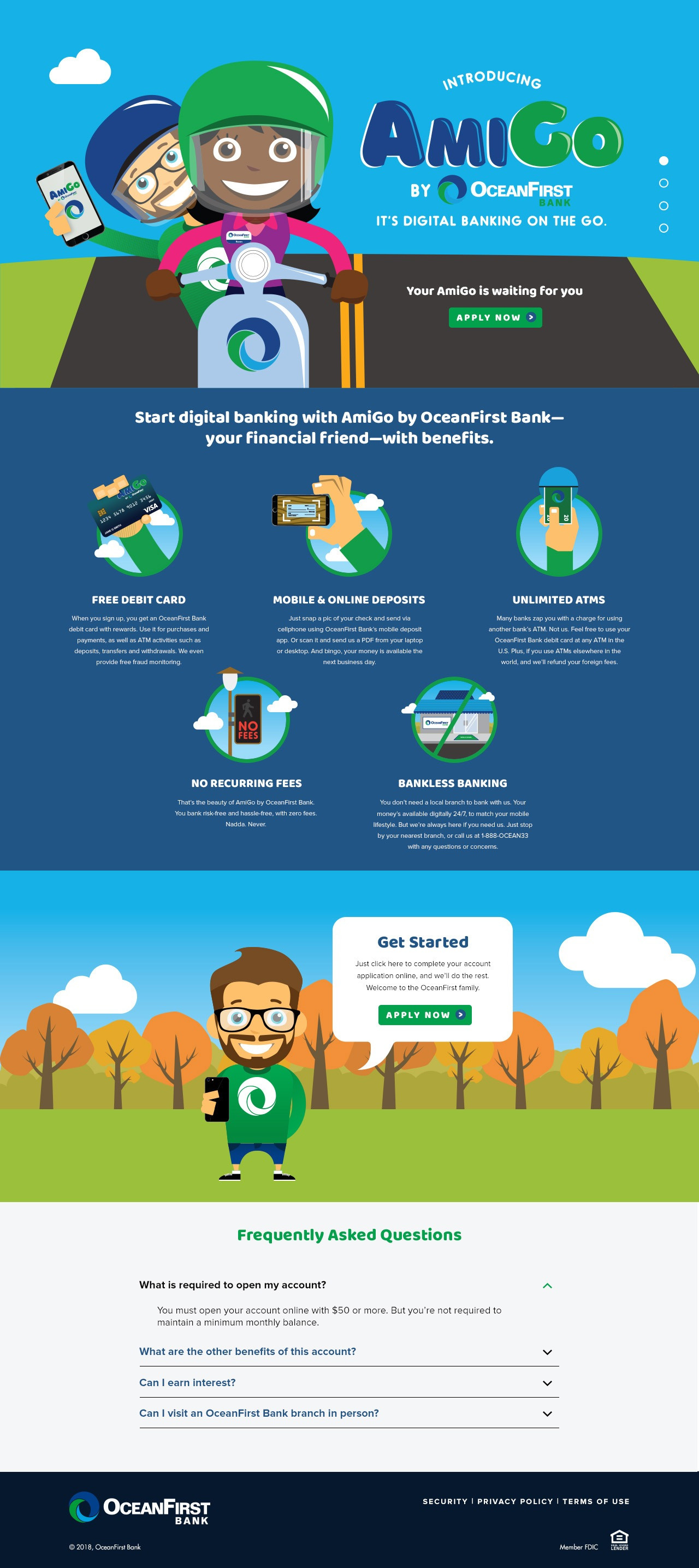 OceanFirst AmiGo website