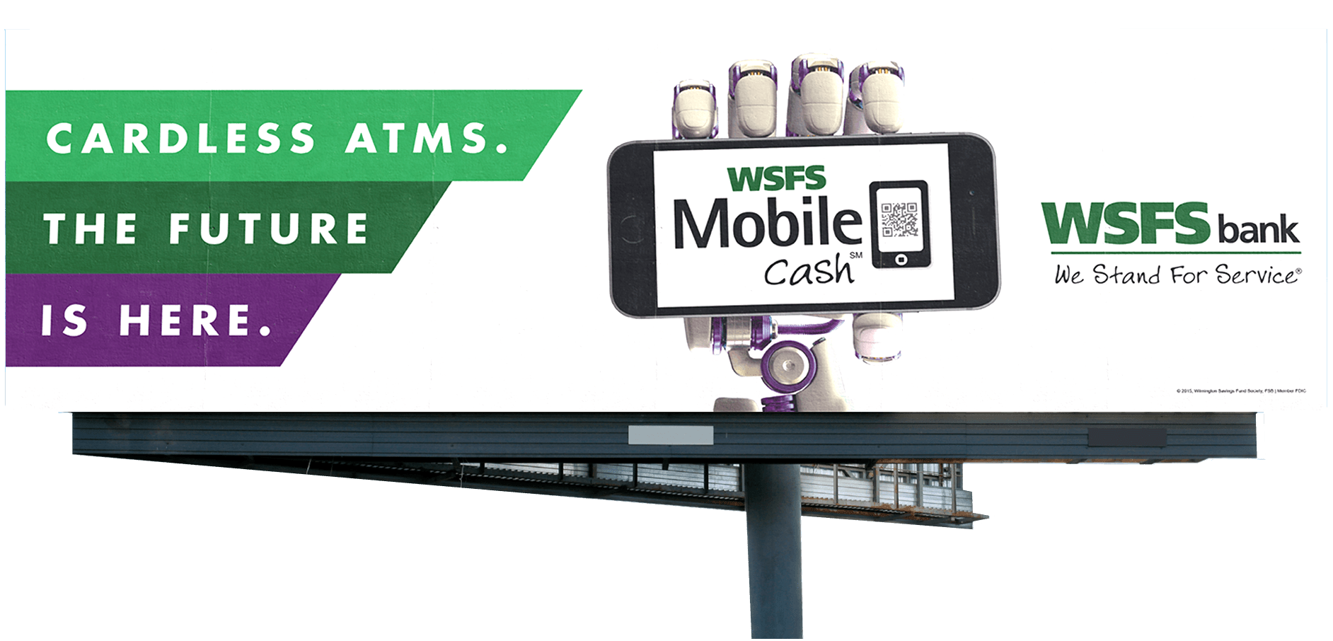 WSFS Mobile Cash billboard