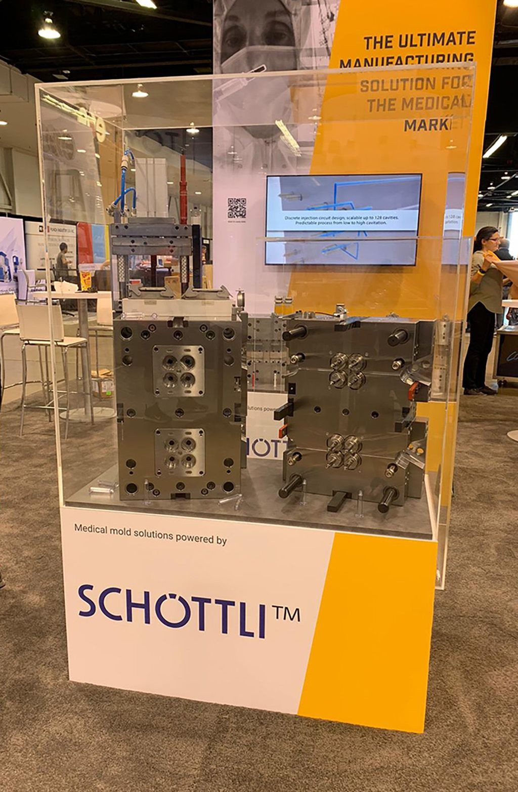 Husky trade show booth