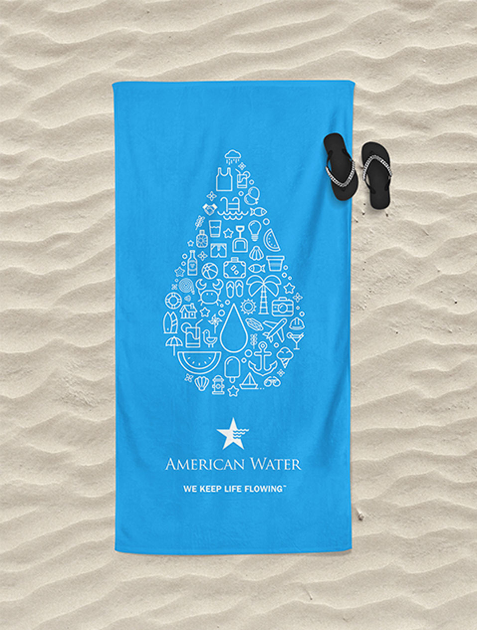 American Water Brand campaign collateral