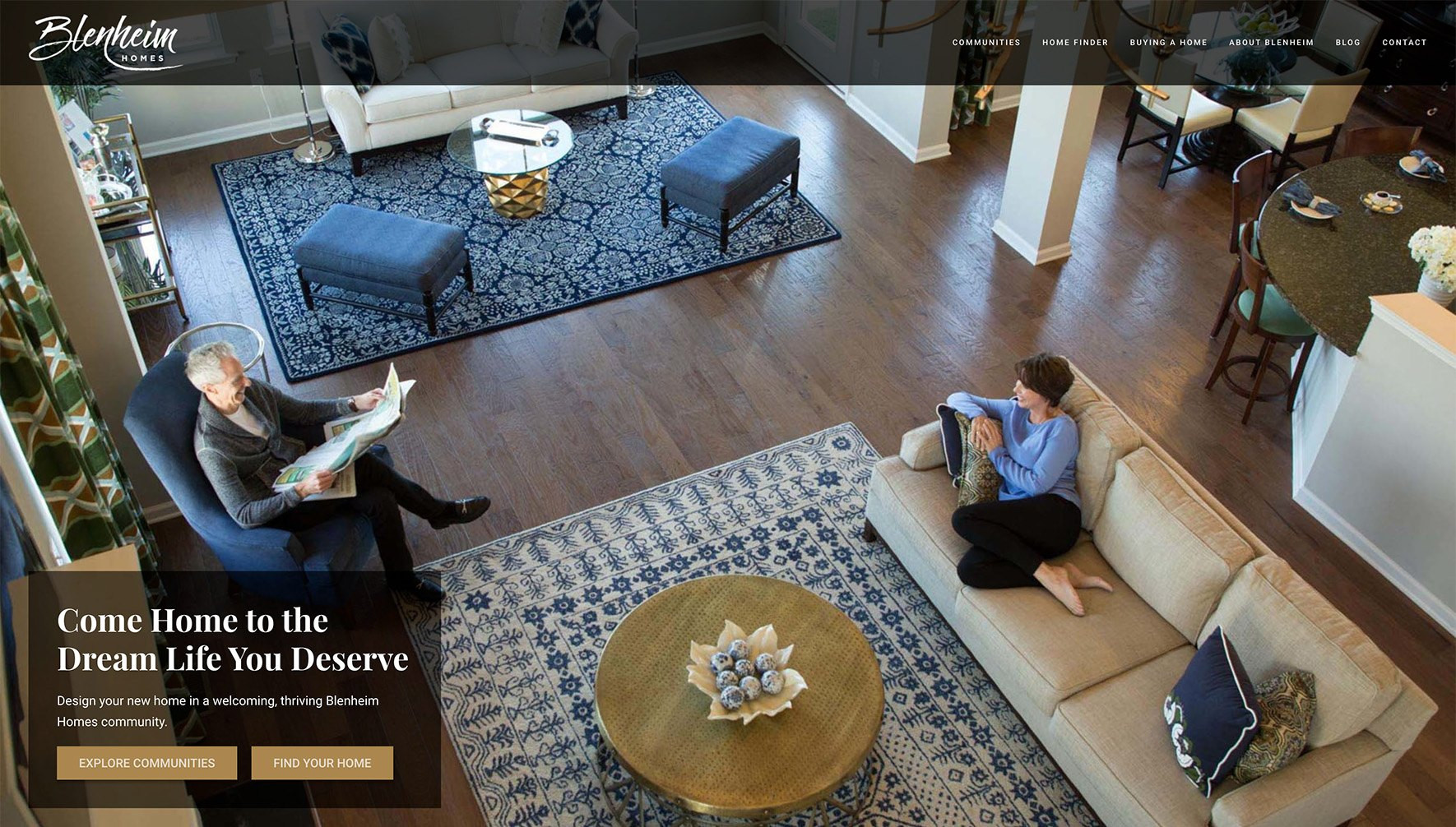 Blenheim Homes website