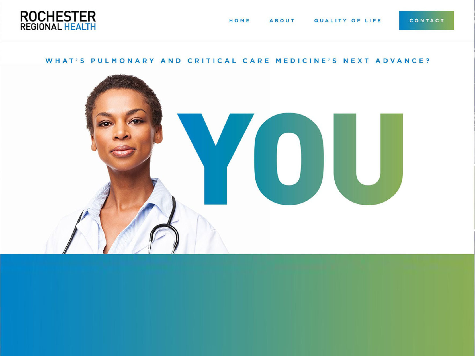 Rochester landing page